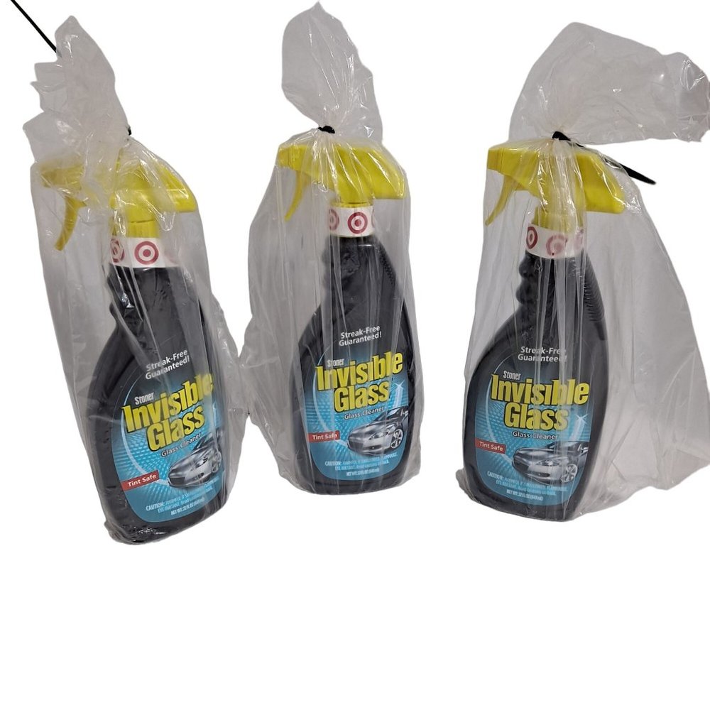 Stoner INVISIBLE GLASS Windshield STREAK & RESIDUE FREE CLEANER Tint Safe x 3